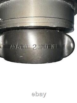 AKRON TURBOMASTER NOZZLE STYLE 1755 2.50 NH Fire Hose Nozzle Akron Nozzle TFT