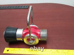 AL aluminum Fire Hose Nozzle 2 inch male thread, fog / stream tip GC-15 new