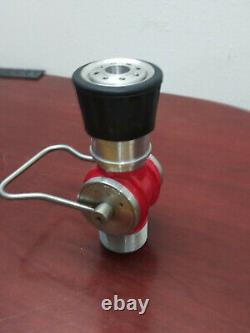 AL aluminum Fire Hose Nozzle 2 inch male thread, fog / stream tip GC-15 new