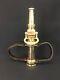 Antique Brass La France 21/2 In. Fire Hose Nozzle Play Pipe/ Shut Off & Tip