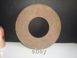 ATQ Brass Fire Department Wall Hydrant Plate Powhatan B&I Works Ranson W. VA