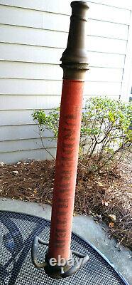 ATQ c. 1885 W. D. ALLEN MFG. CO.'UNDERWRITER' PLAY PIPE FIRE NOZZLE, CHICAGO IL