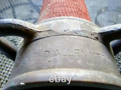 ATQ c. 1885 W. D. ALLEN MFG. CO.'UNDERWRITER' PLAY PIPE FIRE NOZZLE, CHICAGO IL