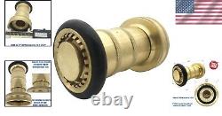Adjustable 2 NPSH Fog Nozzle Brass Construction for Reliable Fire Control