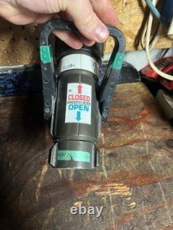 Akron 1520 Turbojet Fire Nozzle 1.5 5/8 Bore Has Broken Teeth Free Shipping