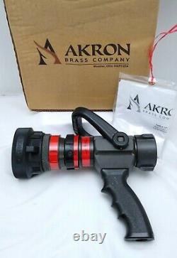 Akron 1720 Turbojet 1.5 NH Fire Fighting Nozzle Brand New withBox & Paperwork