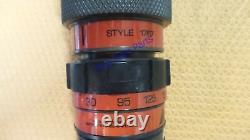 Akron 1767 Turbojet Nozzle 1766 Firefighter Fire Hose NH Tip NST Twist Shutoff