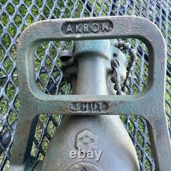 Akron 1 1/2 Solid Brass All Purpose Fire Nozzle Coast Guard 4 Merchant Marine