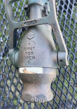 Akron 1 1/2 Solid Brass All Purpose Fire Nozzle Coast Guard 4 Merchant Marine