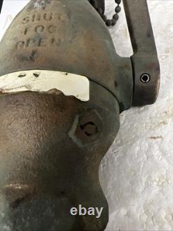 Akron 1 1/2 Solid Brass All Purpose Fire Nozzle Coast Guard 4 Merchant Marine