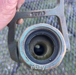 Akron 1 1/2 Solid Brass All Purpose Fire Nozzle Coast Guard 4 Merchant Marine