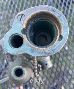 Akron 1 1/2 Solid Brass All Purpose Fire Nozzle Coast Guard 4 Merchant Marine