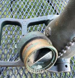 Akron 1 1/2 Solid Brass All Purpose Fire Nozzle Coast Guard 4 Merchant Marine
