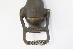 Akron 1 1/2 Solid Brass Fog Nozzle Fire Hose Industrial Military