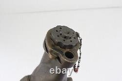 Akron 1 1/2 Solid Brass Fog Nozzle Fire Hose Industrial Military