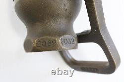 Akron 1 1/2 Solid Brass Fog Nozzle Fire Hose Industrial Military