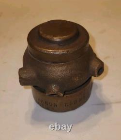 Akron 536 Brass Rotating Cellar Basement Fire Nozzle 1-1/2 1.5 NH Hose