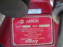 Akron Apollo 3420 Cannon Monitor with Master Turbojet Nozzle Fire Fighting