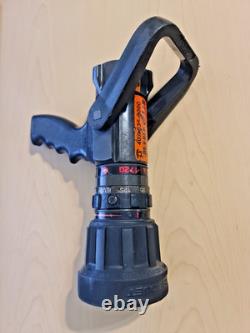 Akron Brass 1720 Turbojet Fire Hose Nozzle 1.5 Adjustable 60/95/125 GPM Used