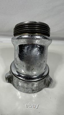 Akron Brass 2.5 NH NST 45° Fire Hose Elbow Adapter Female Swivel x Male