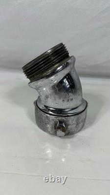 Akron Brass 2.5 NH NST 45° Fire Hose Elbow Adapter Female Swivel x Male