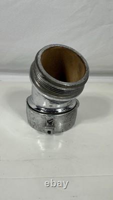 Akron Brass 2.5 NH NST 45° Fire Hose Elbow Adapter Female Swivel x Male