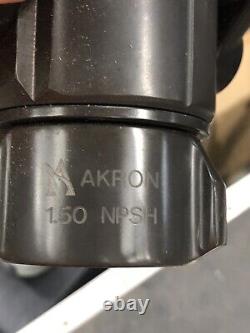 Akron Brass 4820 Assault Fire Hose Nozzle with Pistol Grip 150 NPSH. In Black