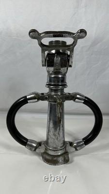 Akron Brass Akro Ball Fire Hose Nozzle Vintage Adjustable Fog Tip