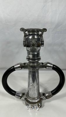 Akron Brass Akro Ball Fire Hose Nozzle Vintage Adjustable Fog Tip