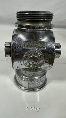 Akron Brass Akro Ball Fire Hose Nozzle Vintage Adjustable Fog Tip