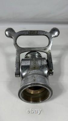 Akron Brass Akro Ball Fire Hose Nozzle Vintage Adjustable Fog Tip