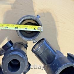 Akron Brass Fire Hose Adapter Lot with Style 35 Nozzle 2.5 NH Firefighting