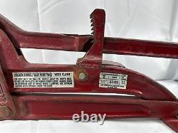 Akron Brass Fire Hose Clamp Fighting Vintage Red American LaFrance 4M-3750 Ilion