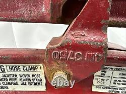 Akron Brass Fire Hose Clamp Fighting Vintage Red American LaFrance 4M-3750 Ilion