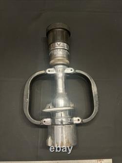 Akron Brass Fire Hose Nozzle TurboJet Fog Stream with Handles Firefighter