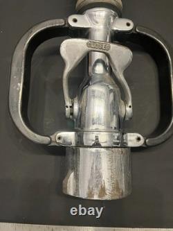 Akron Brass Fire Hose Nozzle TurboJet Fog Stream with Handles Firefighter