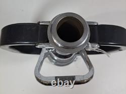 Akron Brass Fire Hose Nozzle, chromed Brass Nozzle 2 Handles 2.5 inch