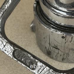 Akron Chrome Brass 1 -1/8 Tip Fire Hose Nozzle Vintage