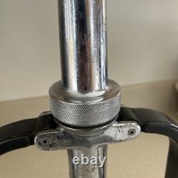 Akron Chrome Brass 1 -1/8 Tip Fire Hose Nozzle Vintage