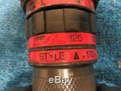 Akron Fire Hose Nozzle 1727 Turbojet 250 Gpm D Handle 2.5nh