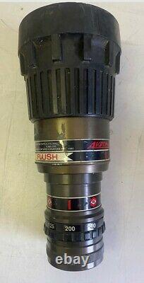 Akron Fire Hose Nozzle Akranmatic II High Volume, Adjustable Volume Selector