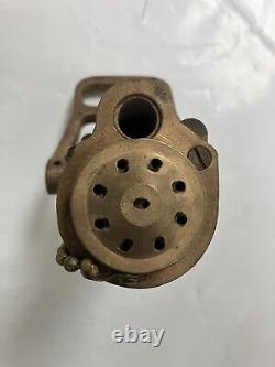 Akron Fire Hose Water Fog / Stream Nozzle -Brass 1-1/2 4AN Navy #2074 Complete