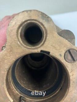 Akron Fire Hose Water Fog / Stream Nozzle -Brass 1-1/2 4AN Navy #2074 Complete