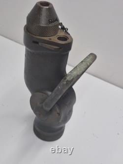 Akron Navy 2 Solid Brass Fog Nozzle Fire Hose Industrial Patina