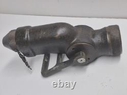Akron Navy 2 Solid Brass Fog Nozzle Fire Hose Industrial Patina