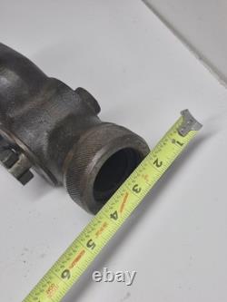 Akron Navy 2 Solid Brass Fog Nozzle Fire Hose Industrial Patina