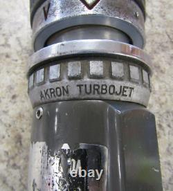 Akron Nozzle 2.5 NH Fire Attack Stream Flush Adjustable up to 250 GPM Turbojet