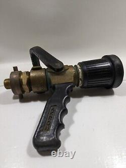 Akron Pistol Grip Brass Fire Fighting Vari-nozzle 1-1/2