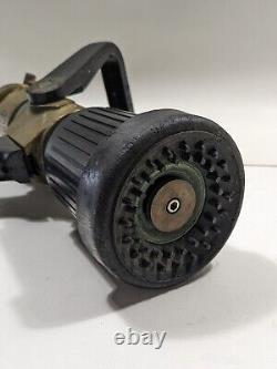 Akron Pistol Grip Brass Fire Fighting Vari-nozzle 1-1/2