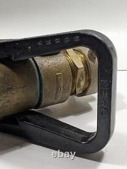 Akron Pistol Grip Brass Fire Fighting Vari-nozzle 1-1/2
